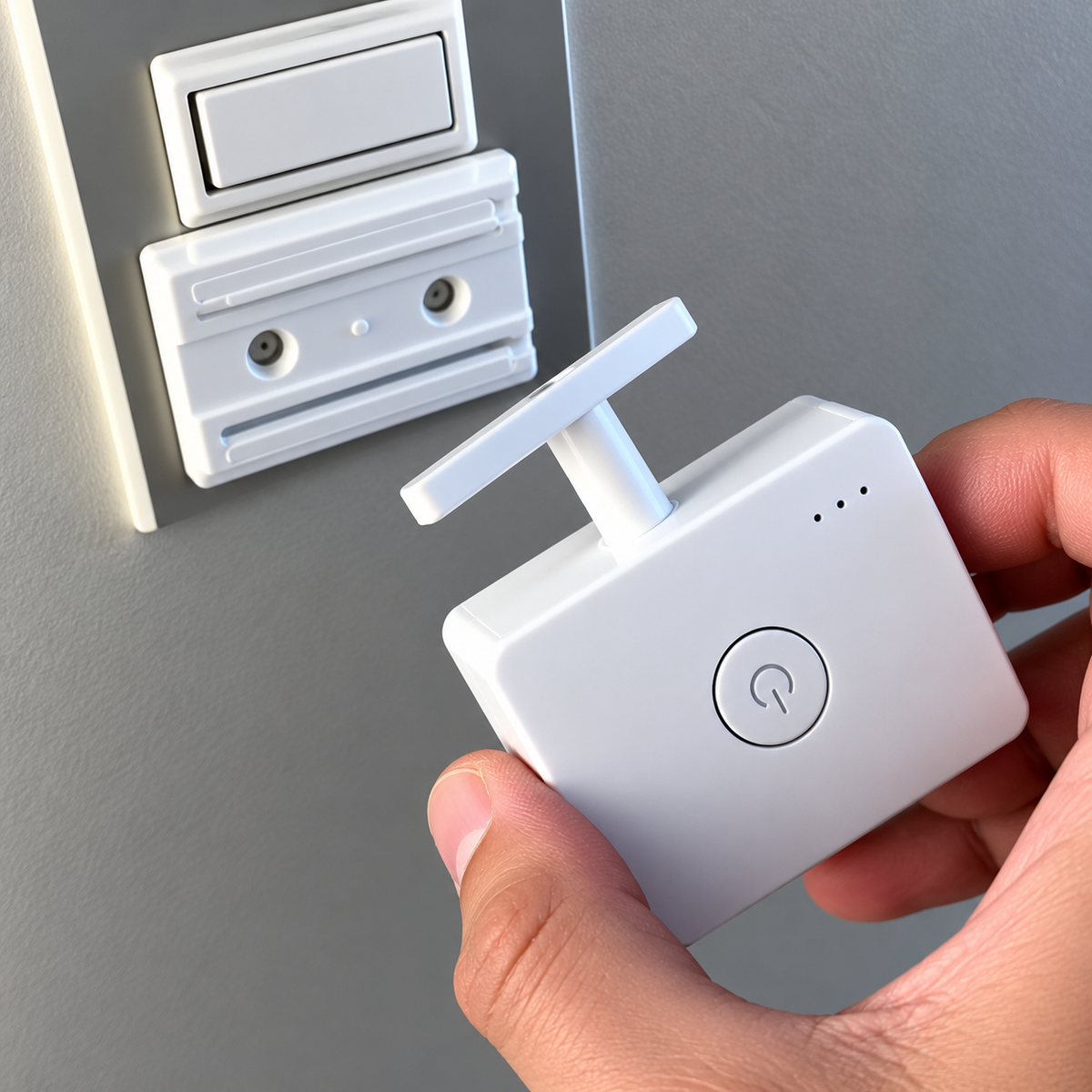 Wireless Smart Light Switch – Rechargeable Remote Control Button