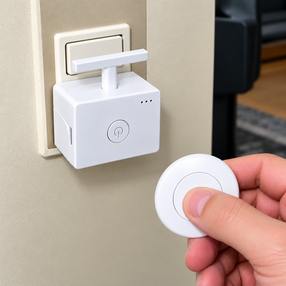 Wireless Smart Light Switch – Rechargeable Remote Control Button